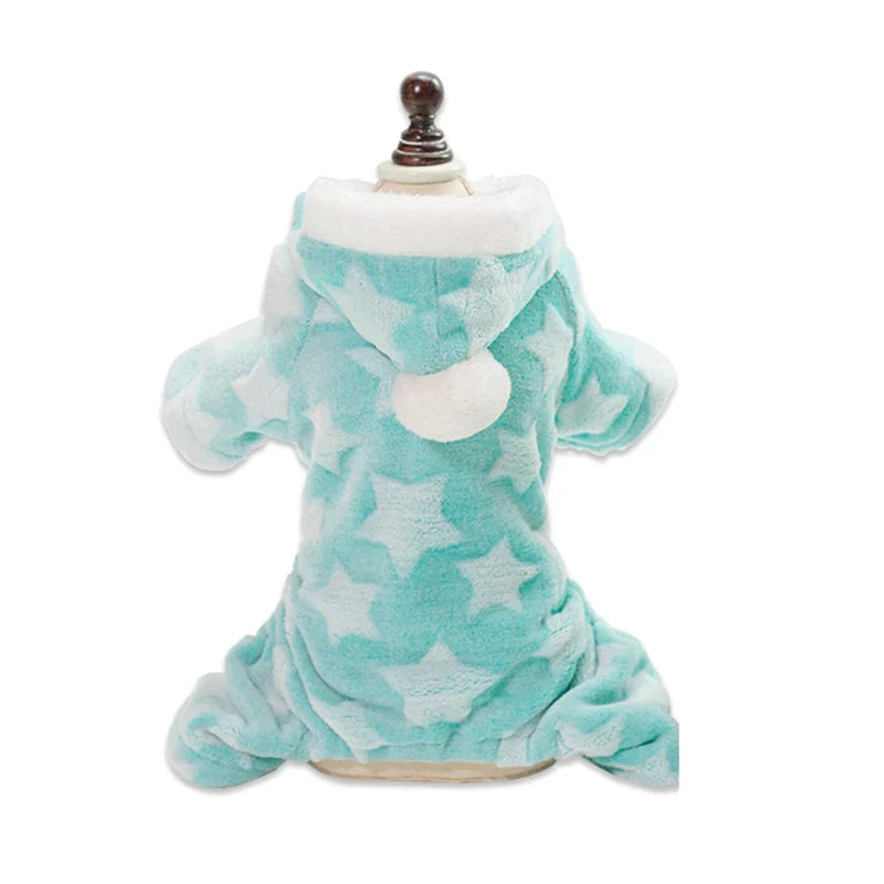 Autumn Winter Warm Cat Costume | Soft Fleece Clothes