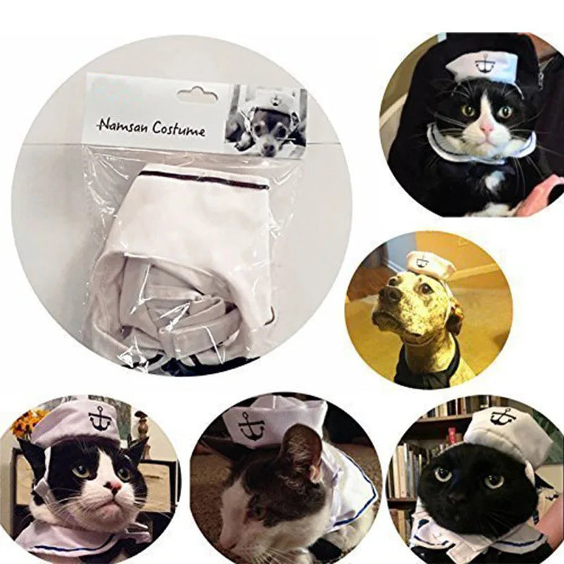 Funny Navy Sailor Pet Costume