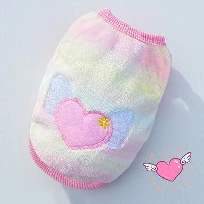 Warm Fleece Pet Coat | Winter Outfit