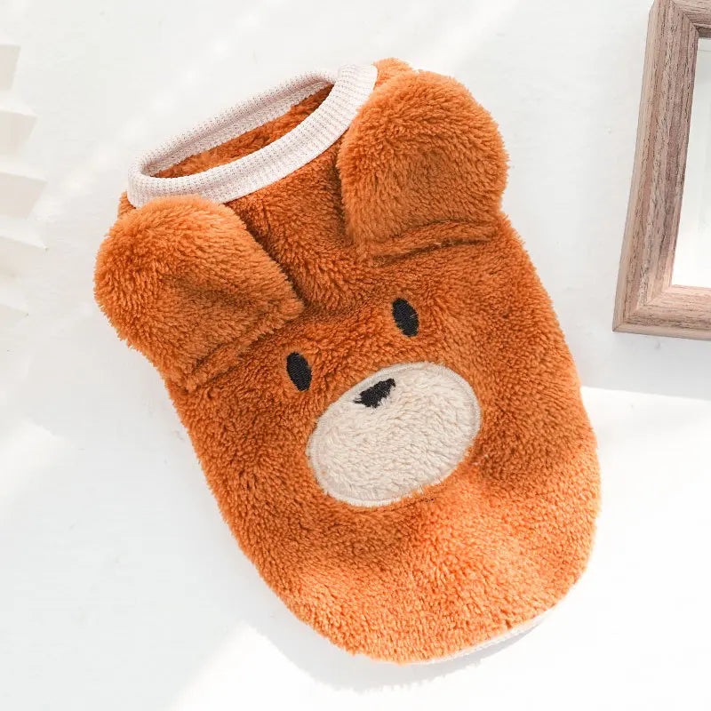 Warm Fleece Pet Coat | Winter Outfit