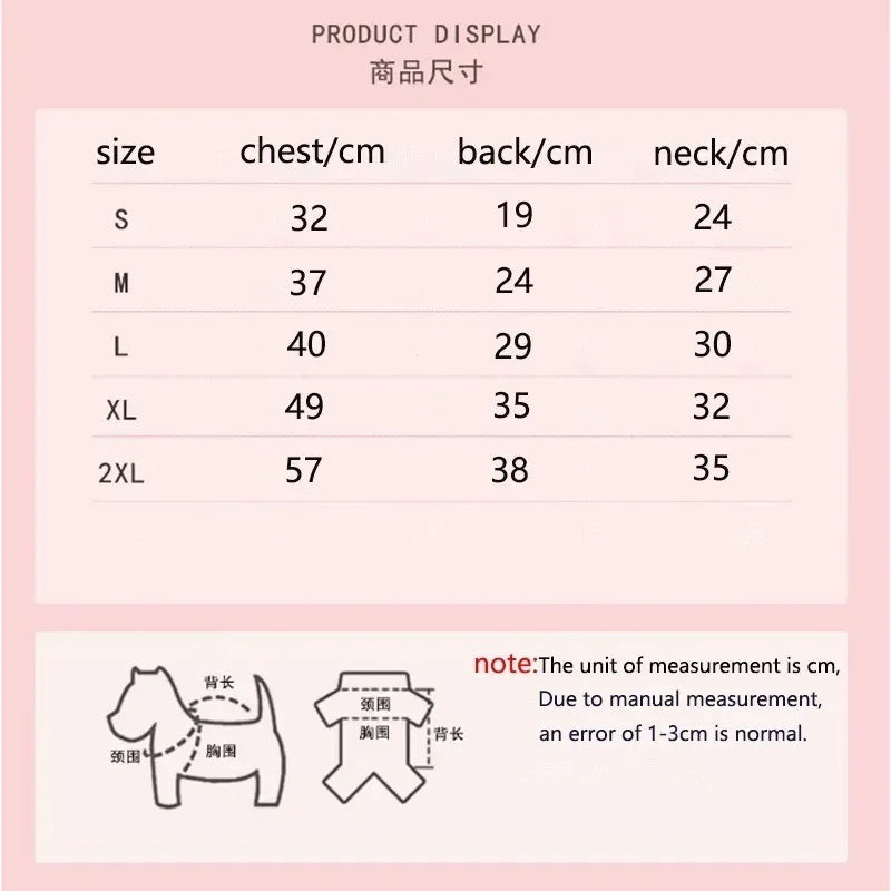 Flannel Cotton Pet Coat | Warm Cat & Puppy Jacket with Rabbit Ears