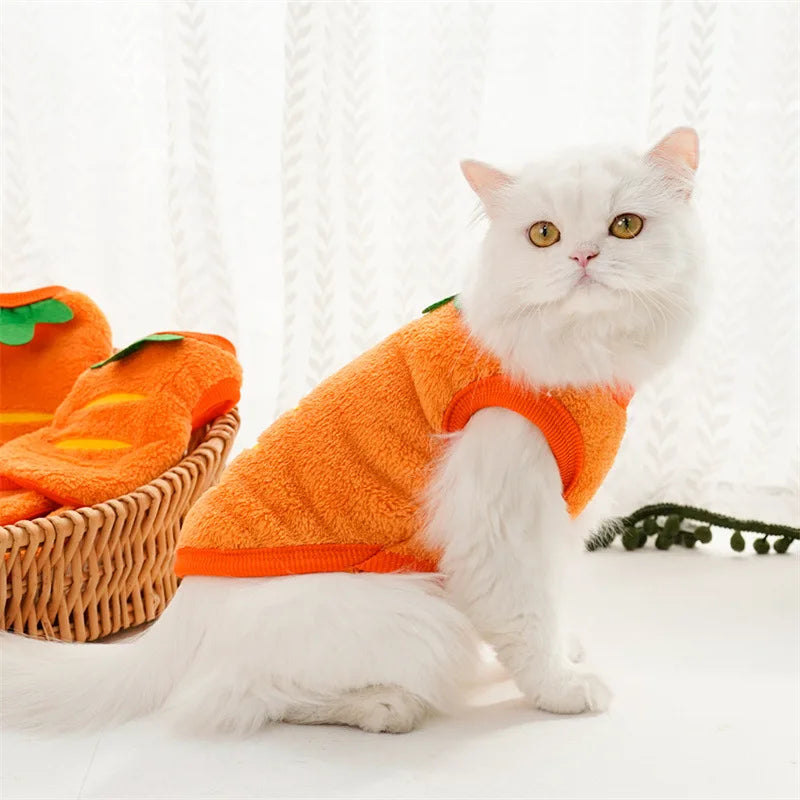 Warm Fleece Pet Coat | Winter Outfit