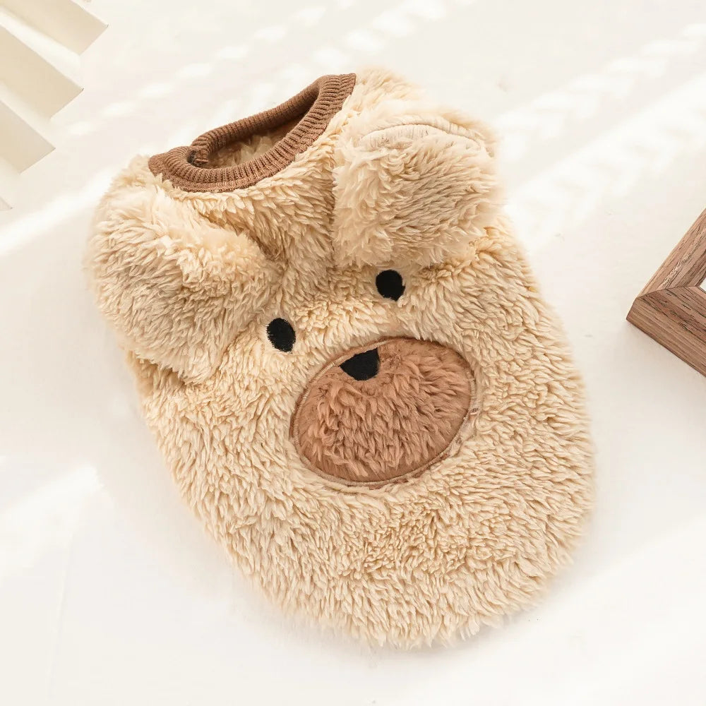 Warm Fleece Pet Coat | Winter Outfit