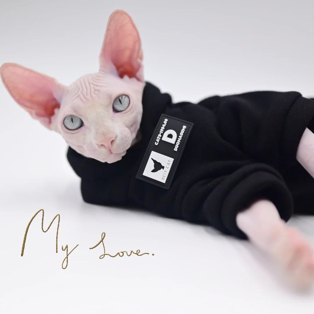 Pink Homewear Cat Sweater | Warm Winter Coat